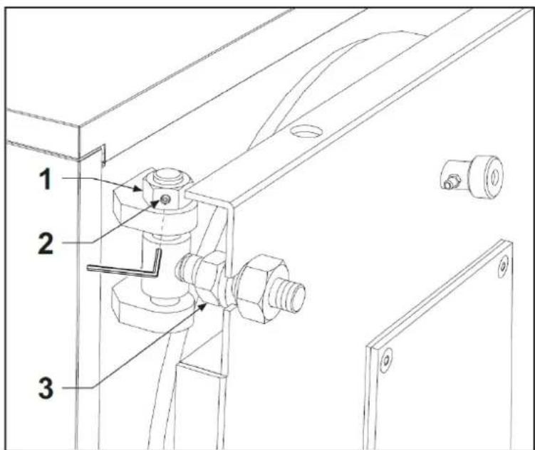 FERROLI TP3 COND 65÷1000 - Front door opening and adjustment - 4