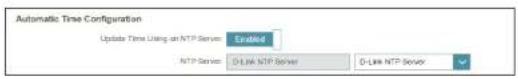 D-LINK COVR-P2502 - Configuration automatique/manuelle de l'heure - 2