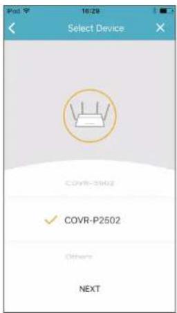 D-LINK COVR-P2502 - Utilisation de l'application D-Link Wi-Fi (suite) - 1