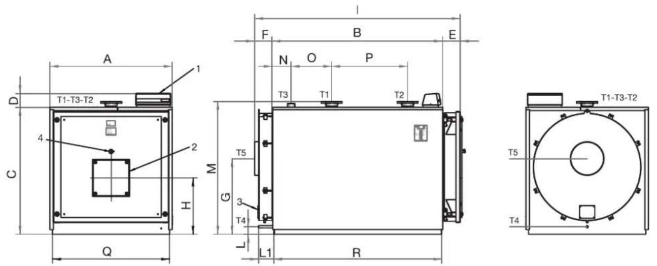 FERROLI PREXTHERM RSW 1250N÷6000N - Обозначения - 1