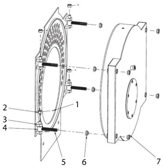 FERROLI PREXTHERM RSW 1250N÷6000N - Local d'installation (Fig. 7) - 1
