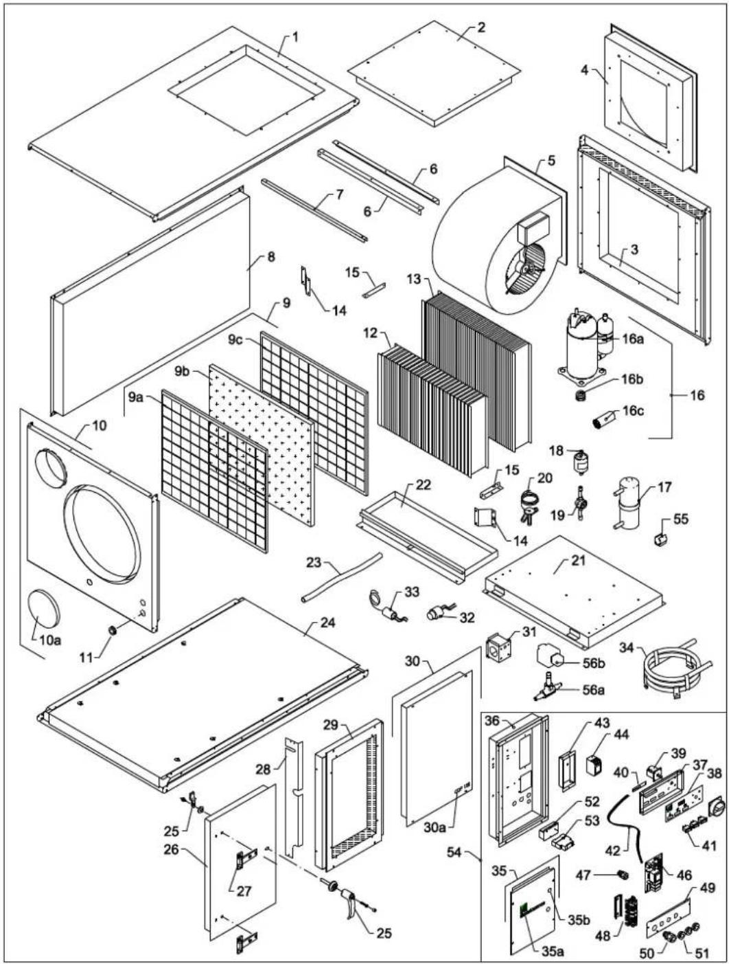 Dantherm CDP 75 MKII - CDP 125 MK II Reservedele/Spare parts/Ersatzteile/Pièces de rechange/Запасные части/Parti di ricambio, /Reservedelar/ Reservedelar - 2