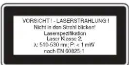 EINHELL TC-LL 2 G - Speciális utasítások a lézerhez - 2