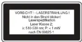 EINHELL TC-LL 2 G - Spezielle Hinweise zum Laser - 2
