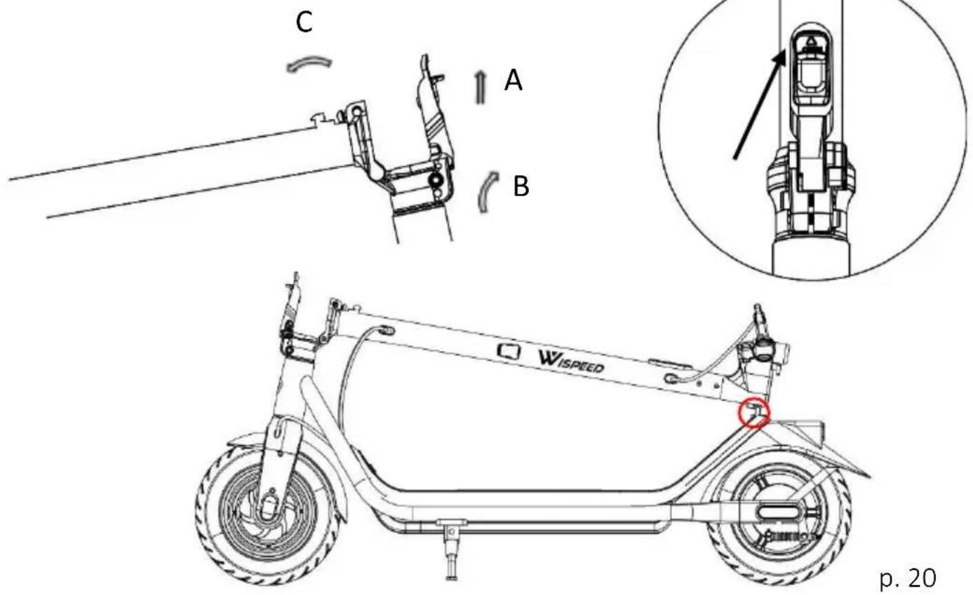 WISPEED C8-40 PRO - Montage de la trottinette - 2