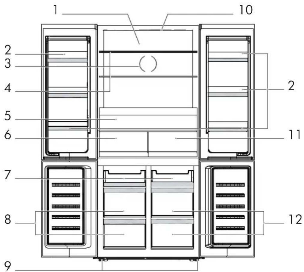SMEG FQI60KD - Description générale - 1
