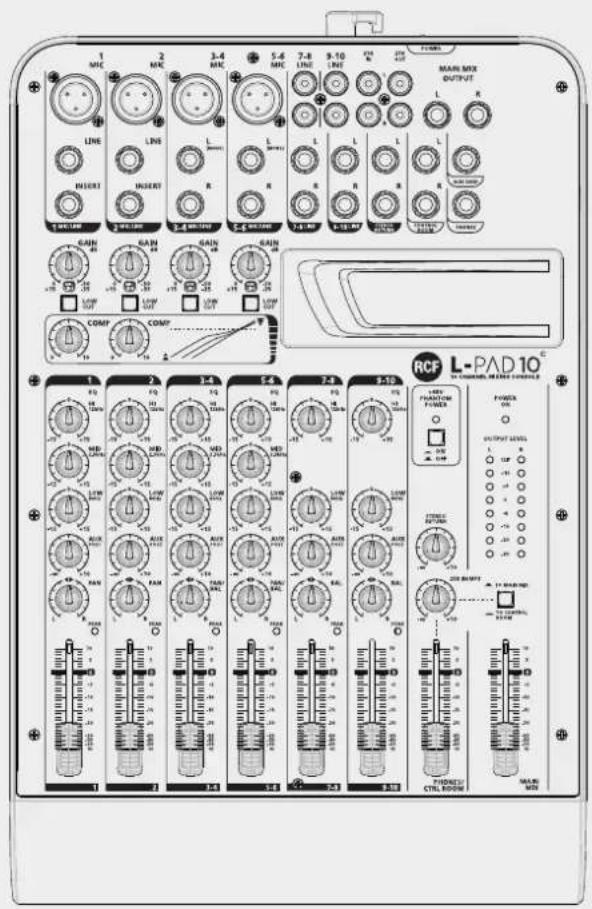 RCF L-PAD 10C - ERHÄLTLICHES ZUBEHÖR - 2