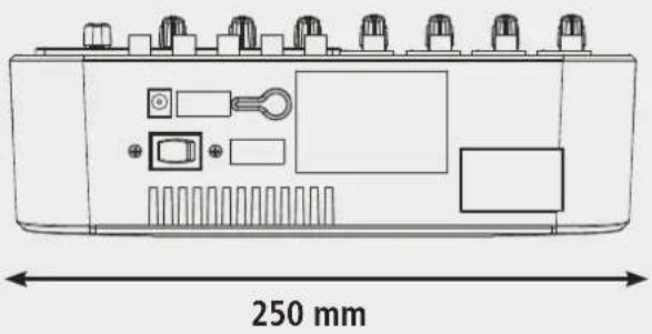 RCF L-PAD 10C - PHYSICAL SPECIFICATIONS / SPECIFICHE FISICHE / SPÉCIFICATIONS PHYSIQUES / ESPECIFICACIONES FÍSICAS / PHYSIKALISCHE DATEN - 1