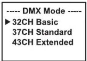 Cameo AZOR SP2 - DMX-BETRIEBSART EINSTELLEN (DMX Mode) - 2