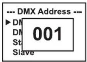 Cameo AZOR SP2 - DMX-STARTADRESSE EINSTELLEN (DMX Address) - 2