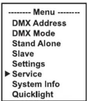 Cameo AZOR SP2 - MENU SERWISOWE (Service) - 1