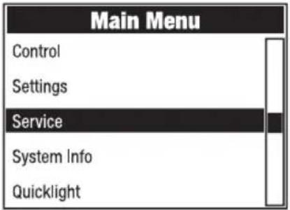 Cameo OTOS W6 - MENU SERWISOWE (Service) - 1