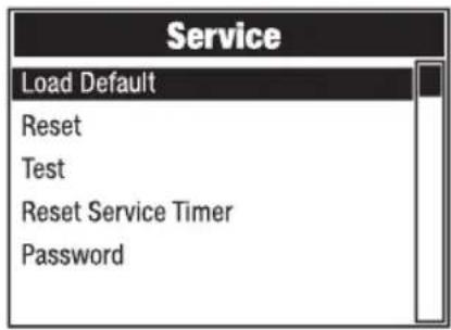 Cameo OTOS W6 - SERVICE MENU (Service) - 2