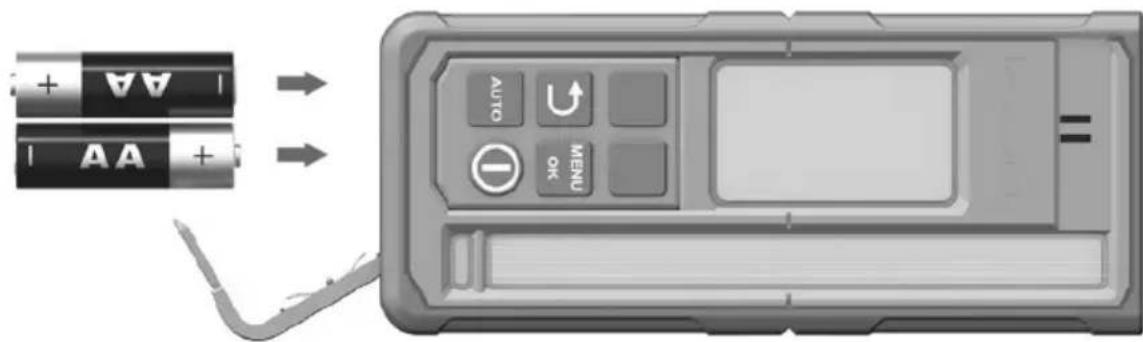 HILTI PRA 400 - Batterien einsetzen - 2