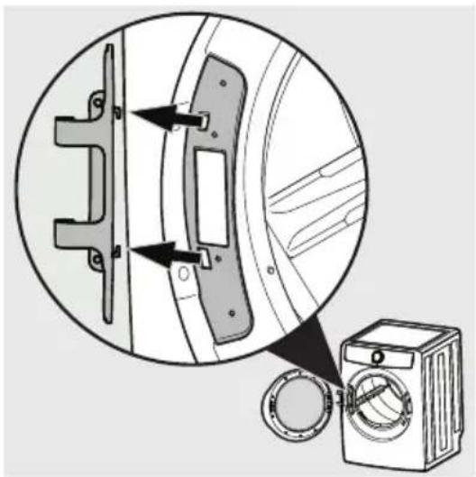 ELECTROLUX ELFE7738AW - Extracción del montaje de la puerta - 1