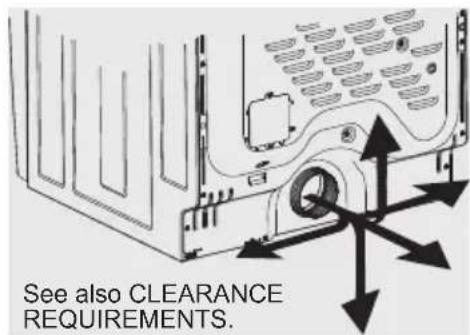 ELECTROLUX ELFG7738AW - Exhaust direction - 1