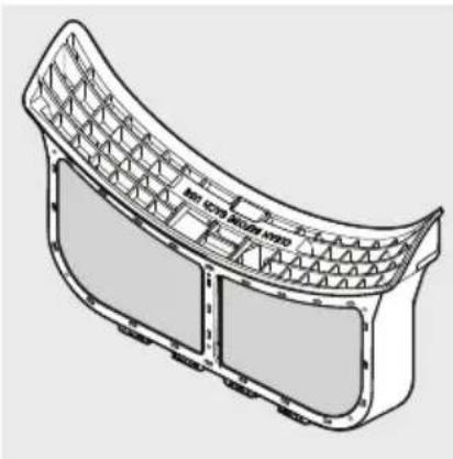 ELECTROLUX ELFG7738AW - Filtro protector contra pelusas LuxCare™ - 1