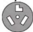 ELECTROLUX ELFG7738AW - 3-wire power supply cord (not supplied) - 1