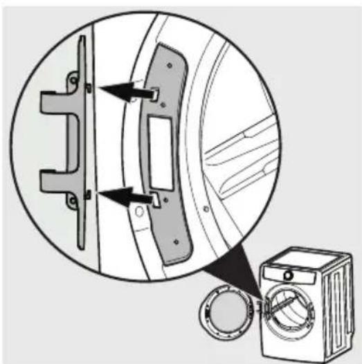 ELECTROLUX ELFG7738AW - Removing door assembly - 1