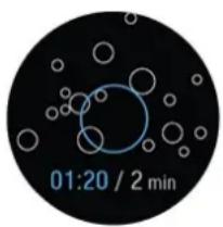 POLAR Vantage M3 - Exercice de respiration Serene sur votre montre - 4