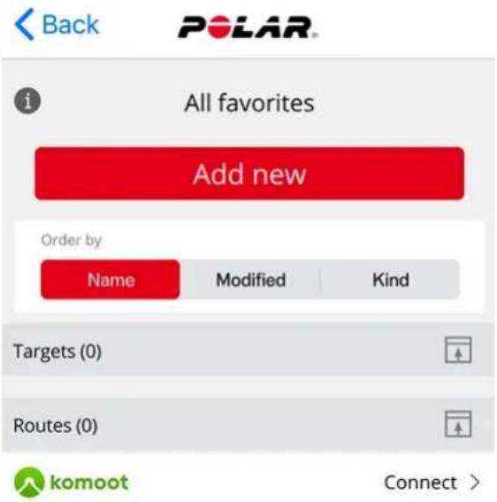 POLAR Vantage M3 - ASSOCIER VOS COMPTES KOMOOT ET POLAR FLOW - 1