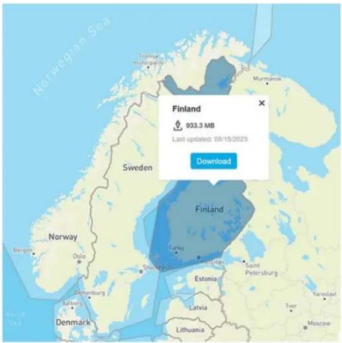 POLAR Vantage M3 - Download offline maps - 3