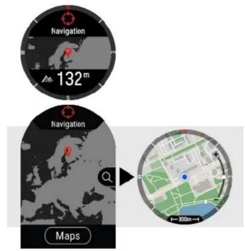 POLAR Vantage M3 - UTILISER DES CARTES EN DEHORS DES ENTRAINEMENTS - 1