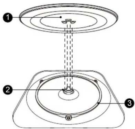 TEKA MW FS20 G - TURNTABLE INSTALLATION - 1