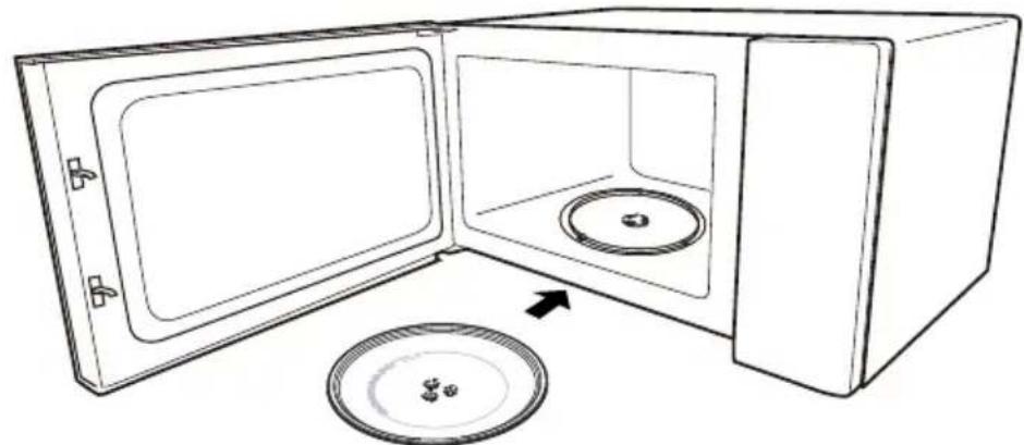 TEKA MW FS20 G - INSTALLATION DU PLATEAU TOURNANT - 2