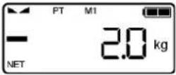 Kern TMCN 200K-1M-A - Enter the pre-tare value manually via the keyboard: - 11