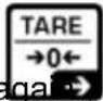 Kern TMCN 200K-1M-A - Enter the pre-tare value manually via the keyboard: - 8