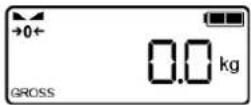 Kern TMCN 200K-1M-A - Enter the pre-tare value manually via the keyboard: - 1
