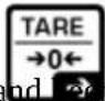 Kern TMCN 200K-1M-A - Enter the pre-tare value manually via the keyboard: - 4