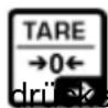 Kern TMWN 300K-1M-A - Pre-Tare-Wert löschen: - 1