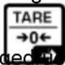 Kern TMWN 300K-1M-A - Pre-Tare-Wert löschen: - 2
