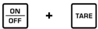 Kern TKXC-TM-A - Open service menu in non-calibratable mode - 3