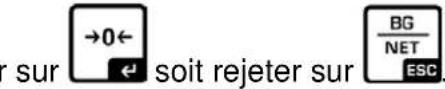 Kern KIB-TM - Navigation dans le menu : - 6