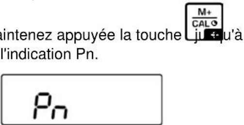 Kern KIB-TM - Navigation dans le menu : - 3