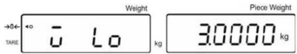 Kern KFS-TM - Tolerance check for target weight - 1