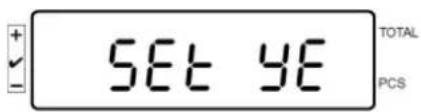 Kern KFS-TM - Setting date: - 4