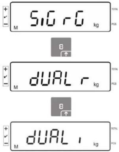 Kern KFS-TM - Navigation in the menu: - 6