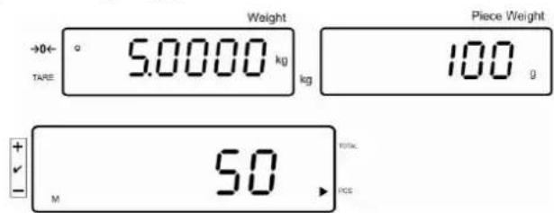 Kern KFS-TM - Count the items - 1