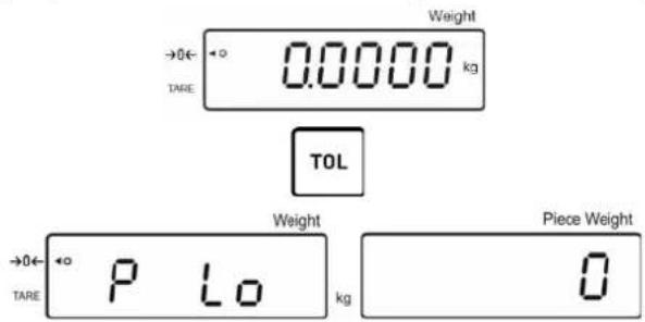 Kern KFS-TM - Set limit values - 1