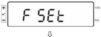 Kern KFS-TM - Function menu - 2