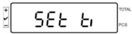 Kern KFS-TM - Setting date: - 12