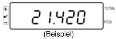 Kern KFS-TM - Gespeicherte Werte abfragen: - 3