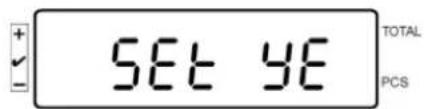 Kern KFS-TM - Setting date: - 7