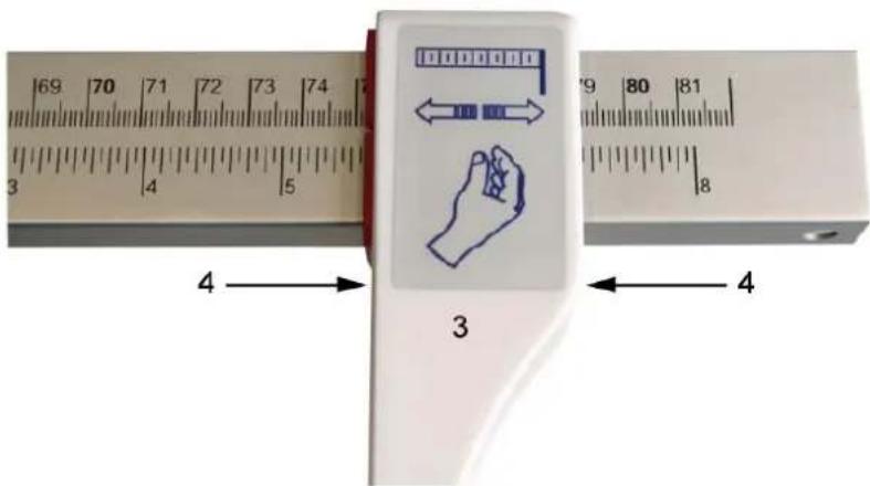 Kern MBC-A01 - Montaje de la regla de medición de altura: - 2
