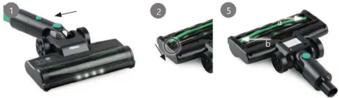 PRIMO PR509SV - CLEANING THE FLOOR BRUSH - 1