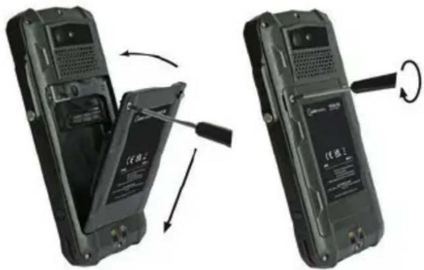 i.safe Mobile IS540.RG - >INSTALLERING AV BATTERIET - 1